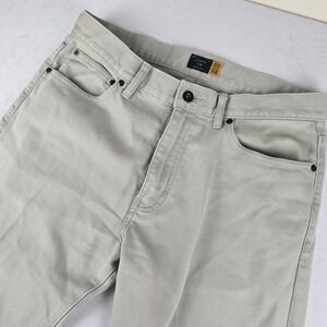 J Crew 170 Corduroy Pants Mens 32 x 34 Beige Straight Leg‎ Cotton